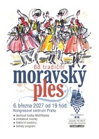 68.Moravský ples plakát